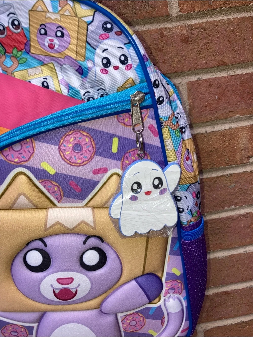 Lankybox Kids Purple Cartoon Gold Star Collection Backpack
